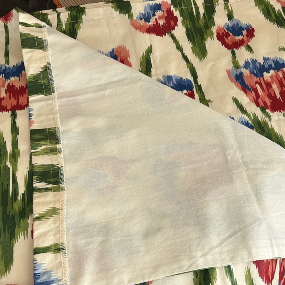 Custom Made 22 in long x 52 in wide valance panel High Quality Fabric lined (2) - Picture 3 of 5